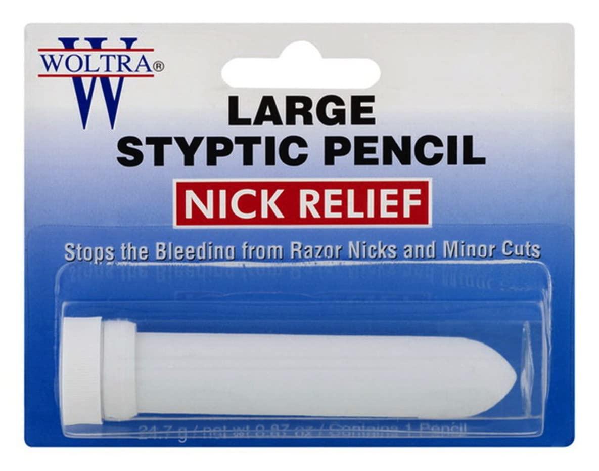 Nick Relief Styptic Pencil Large (Blister) (3 Pack)