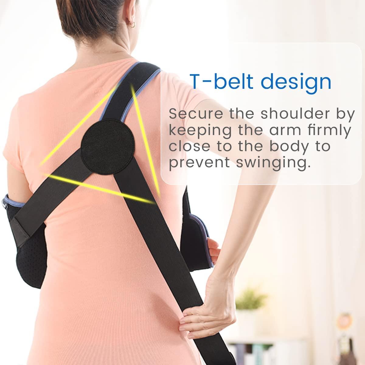 VELPEAU Arm Sling Shoulder Immobilizer Rotator Cuff Support Brace Comfortable Medical Sling