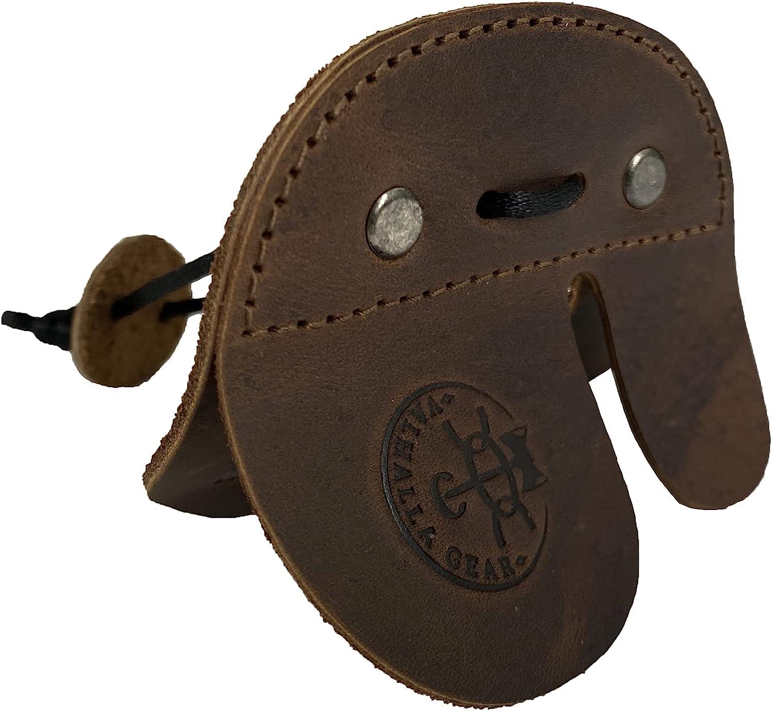 Valhalla Gear, Left Handed Archery Finger Tab Handmade from Full Grain