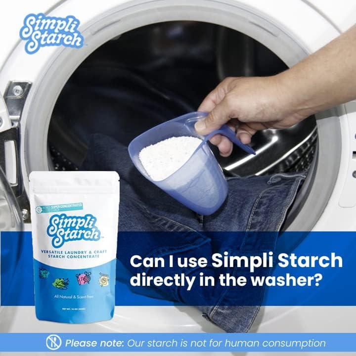 Simpli Starch 16oz Pouch Instant Liquid Starch Concentrate Powder
