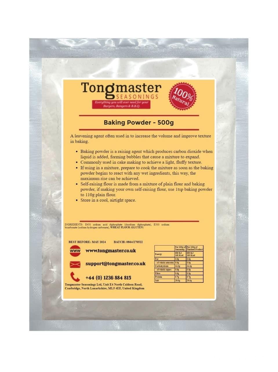 How Many Spoons Of Baking Powder For 500g Of Flour - View #10