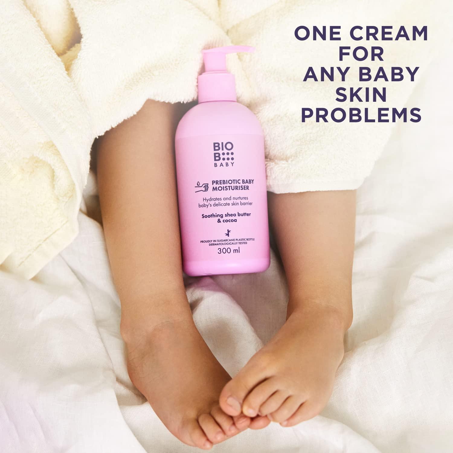 BioB Organic Baby Lotion for Sensitive Skin 10oz Prebiotic Formula