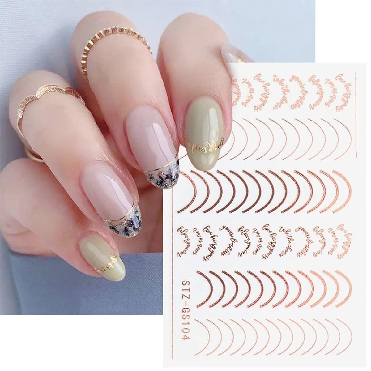 Buy Ultimate Luxury Logo Inspired Nail Art Stickers 6 Sheets Self