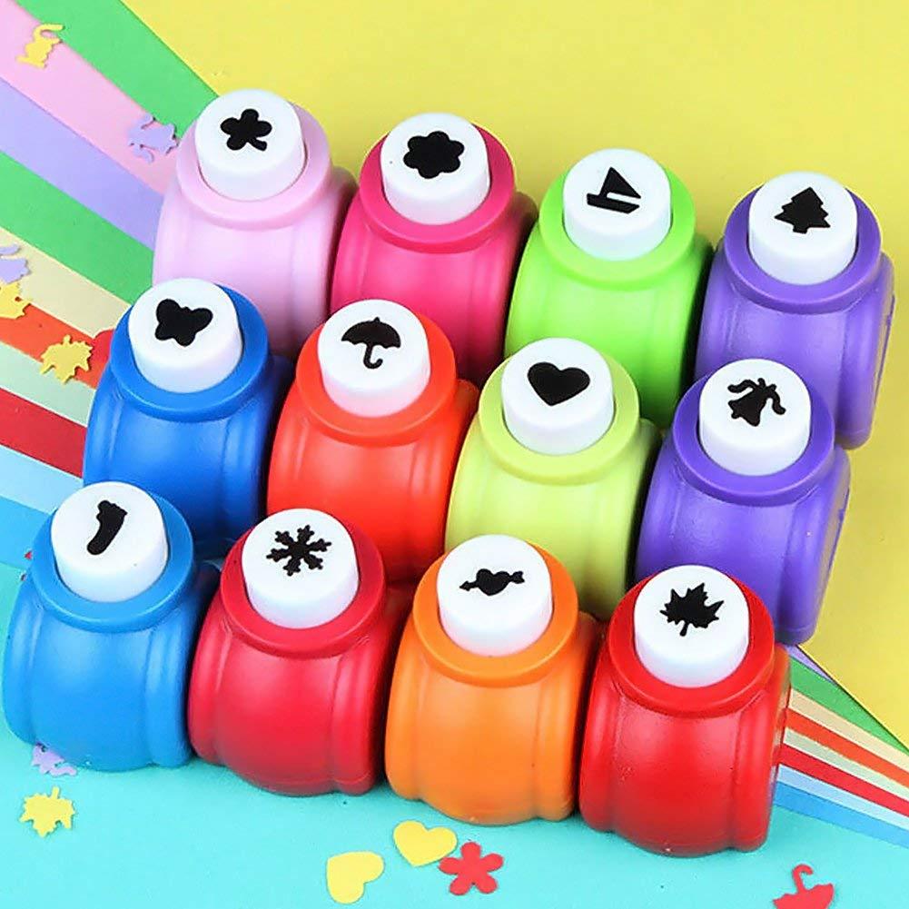 LoveInUSA Punch Craft Set 10 Pack Hole Punch Shapes Hole Punch