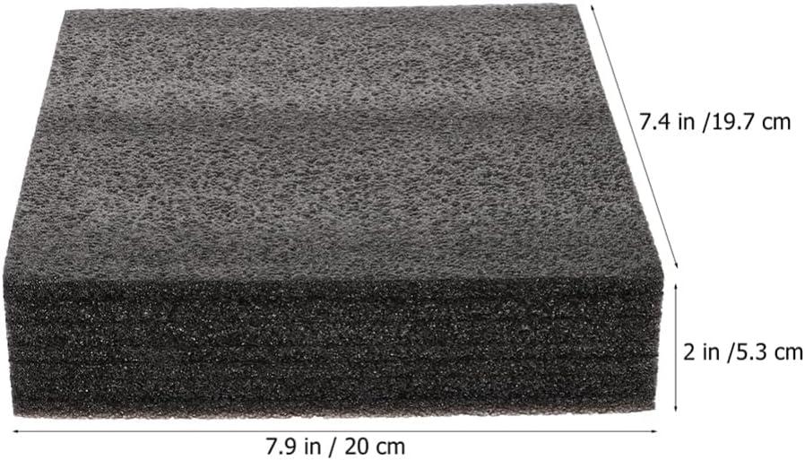 TF GHG Dense Foam Needle Felting Mat - Black Large Rectangle/Square  Thickened Mat - Flat Panel Foam Pad Pin Cushion Mat Holder Craftwork Tool  (Square