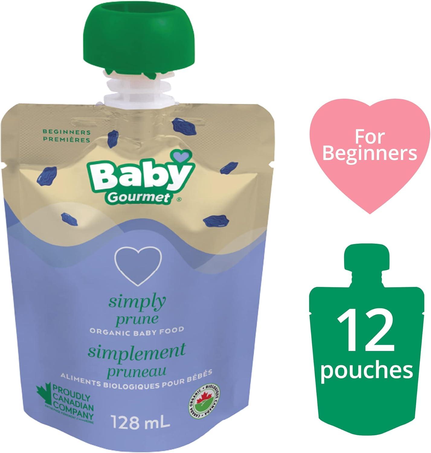 Baby Gourmet Organic Puree Baby Food Pouches Simply Prune No