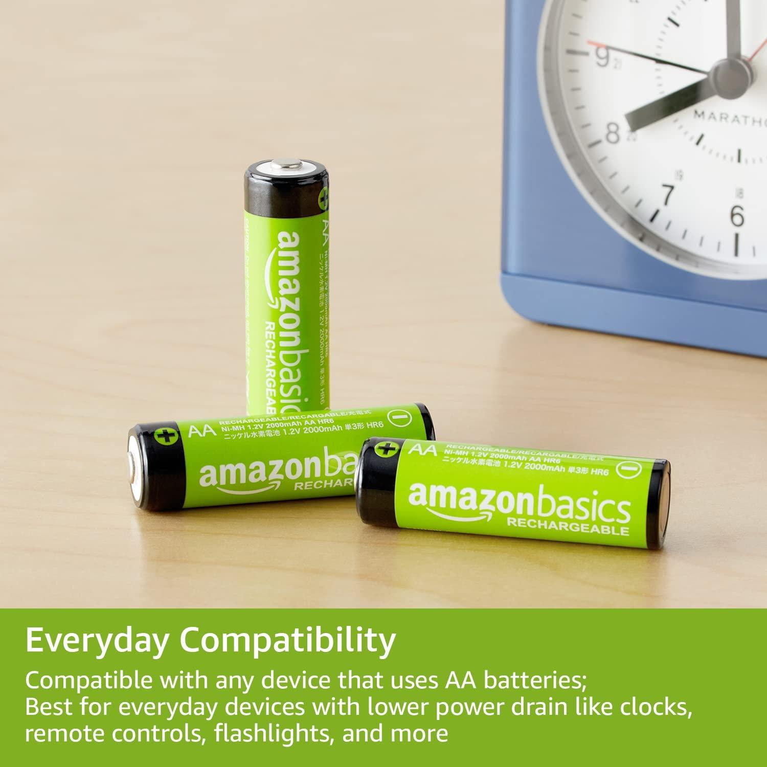Basics 24 Pack AA Rechargeable Batteries
