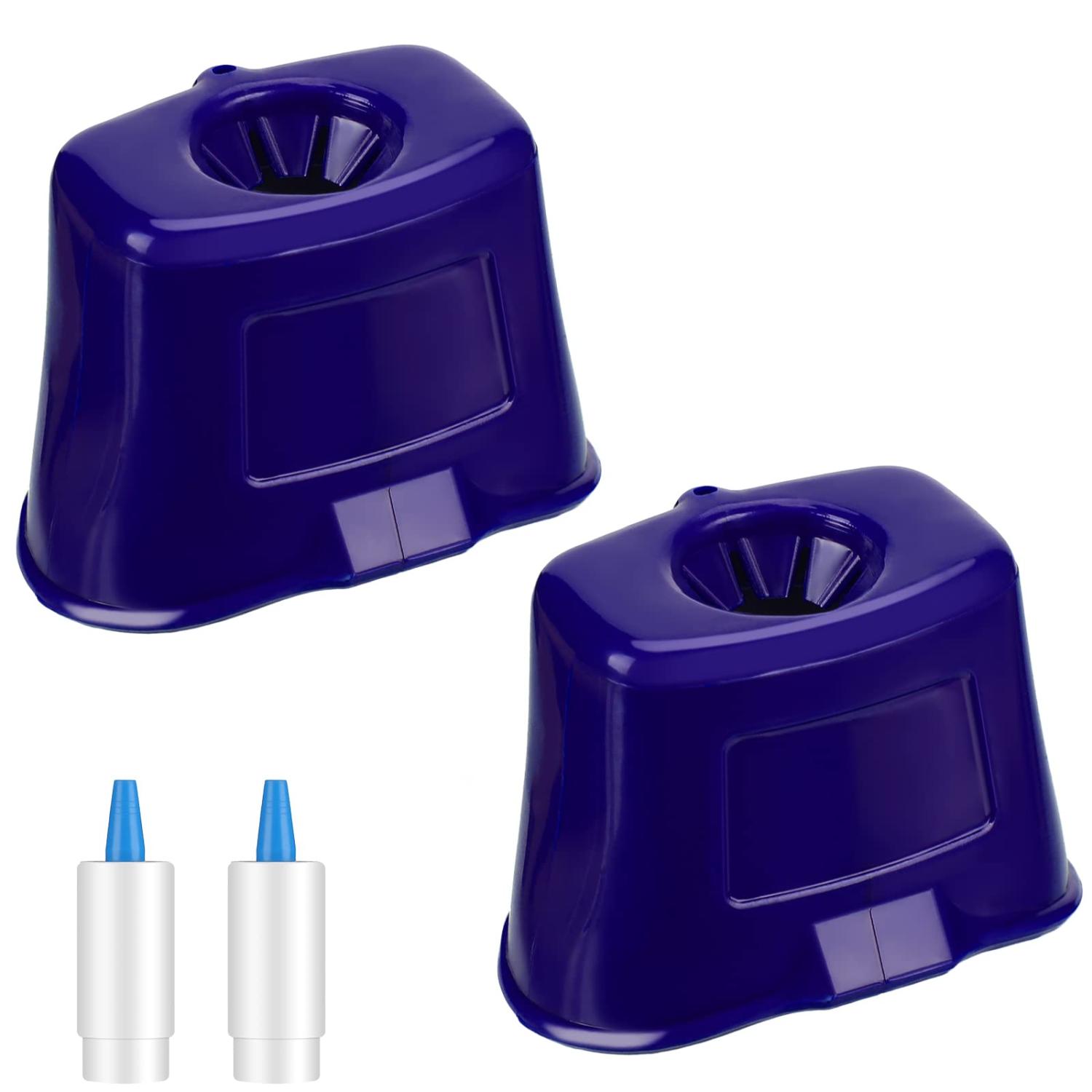 2 Pcs Eye Drop Guide Blue Portable Eye Drop Helper Eye Drop Dispenser