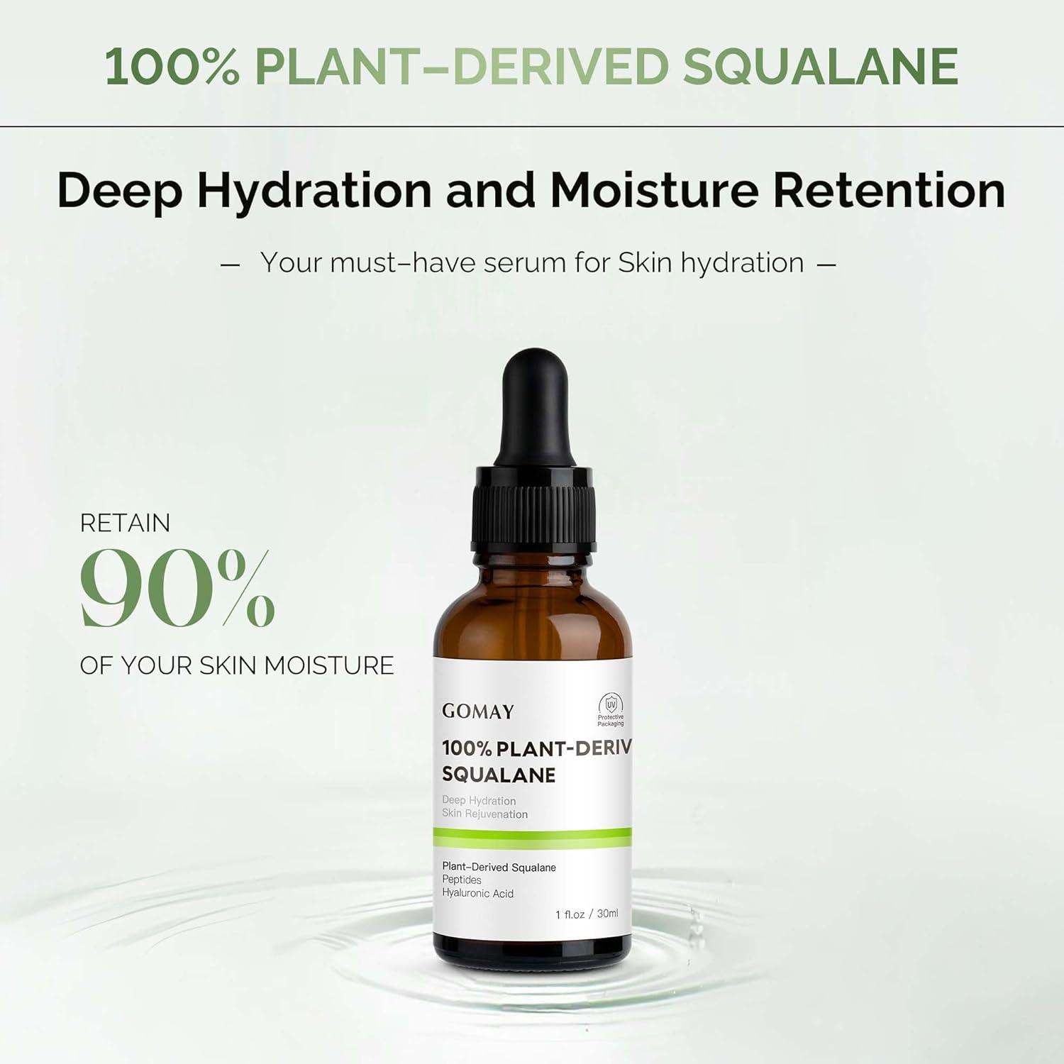100% Pure Plant-Derived Squalane Serum | Hydrating & Rejuvenating  Anti-Aging Formula | 1 Fl. Oz - Shop Now | Buy Now with Express  International Delivery | GoSupps.com