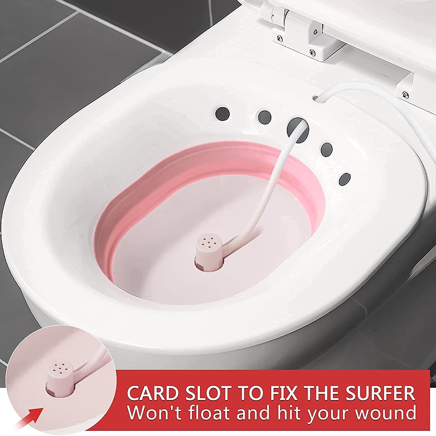 Foldable Sitz Bath, Sitz Bath with Sitz Bath Flusher, Sitz Bath for