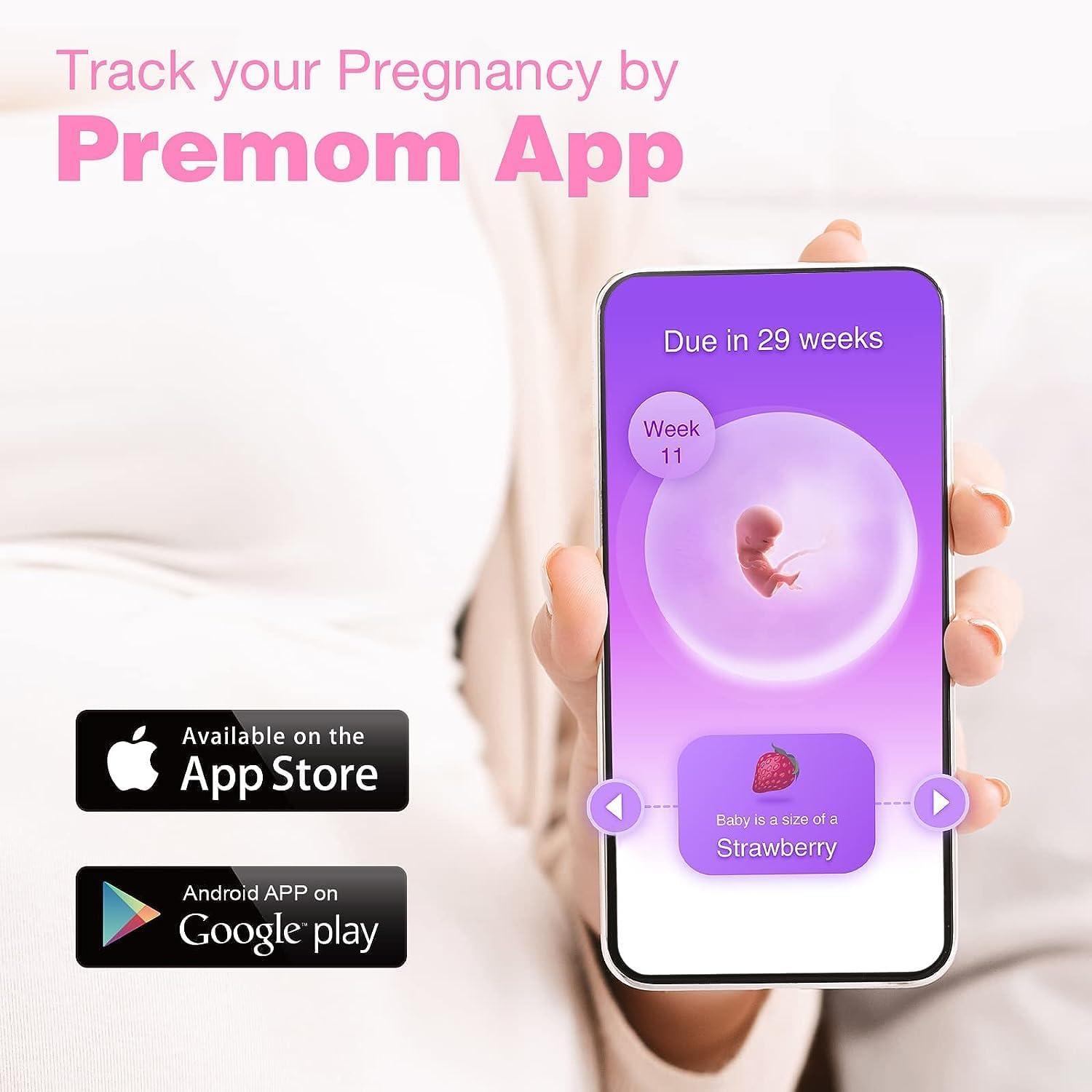 Test de Embarazo Easy@Home: 10 Pruebas de HCG 10 mIU/ml Utrasensibles para  detedcción de embarazo temperana - Desarrollado por Premom APP