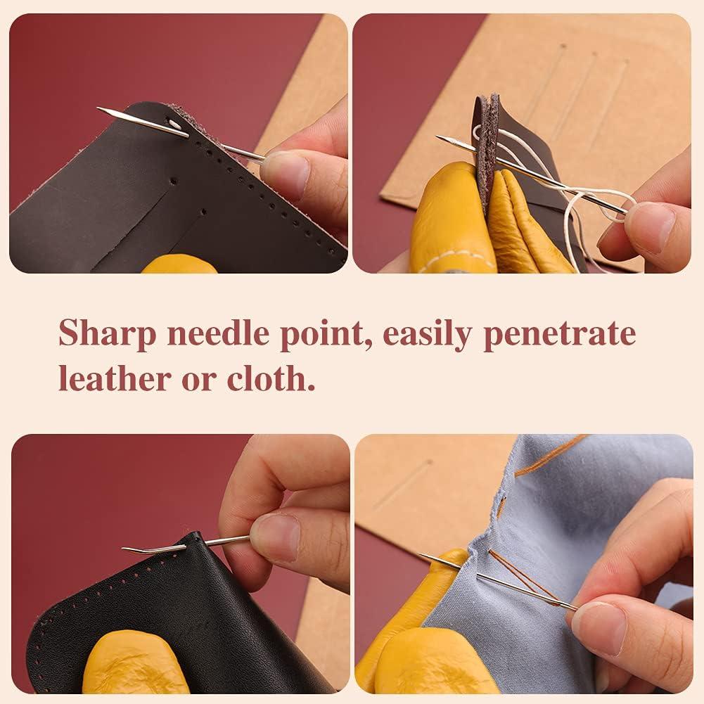 10pcs/set Stainless Steel 7cm length handwork Leather Sewing needles  rhombus triangular pin for leather goods production&repair - AliExpress