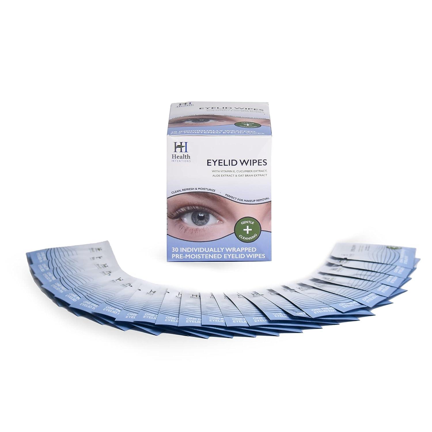 Health Intentions Eyelid Wipe Treatment for Blepharitis Demodex