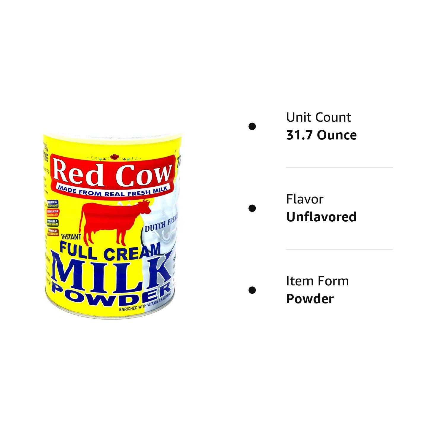 Red Cow Full Cream Milk Powder 900g, Made from Fresh Milk, Dutch