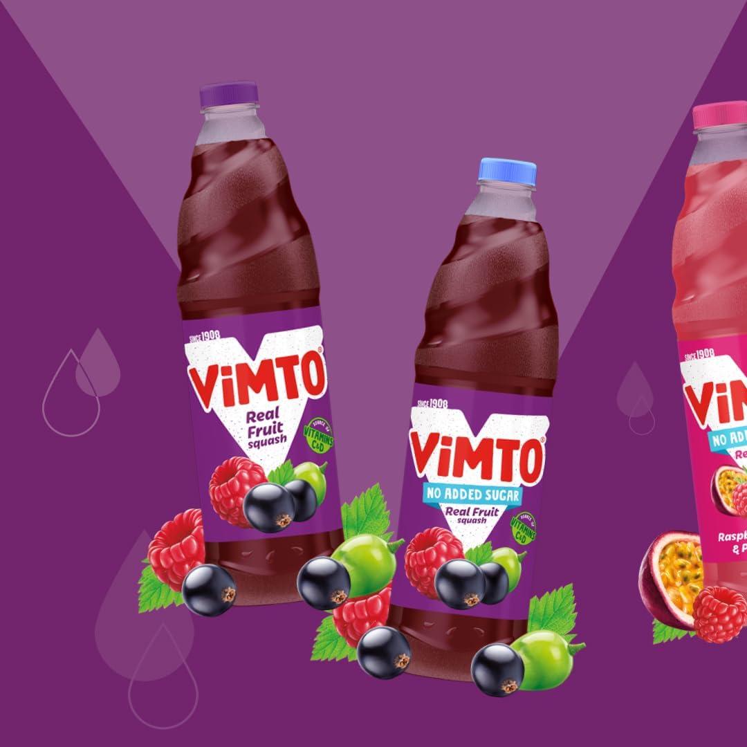 Vimto Original No Added Sugar Real Fruit Squash, 1L : Drinks Fast Delivery By App Or Online - View #3