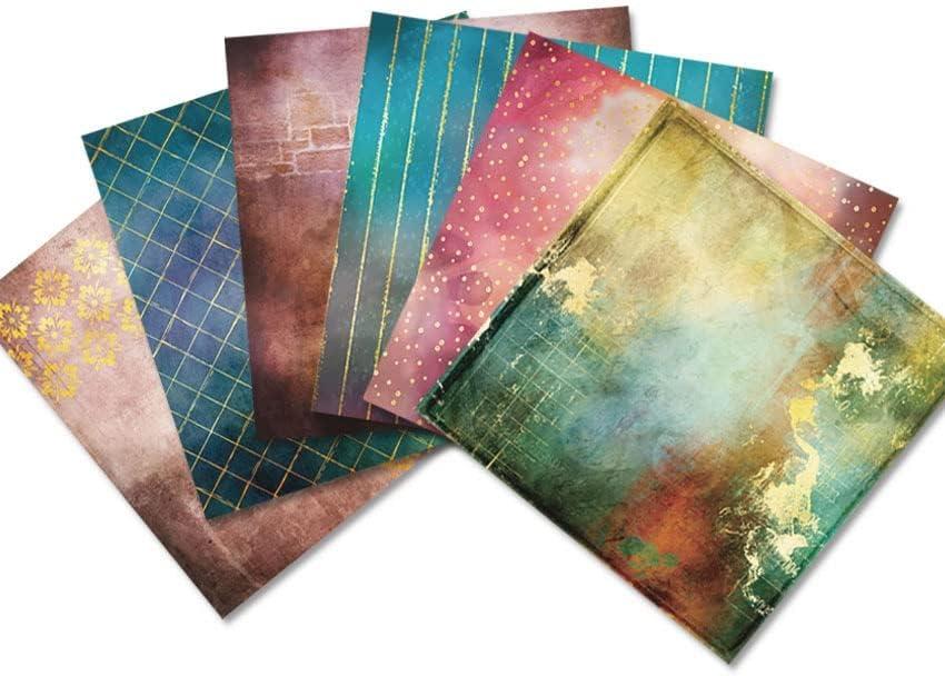 12 Sheets 6X6 Vintage Patterned Paper Pad Scrapbooking Paper Pack  Handmade Craft Paper Craft Background