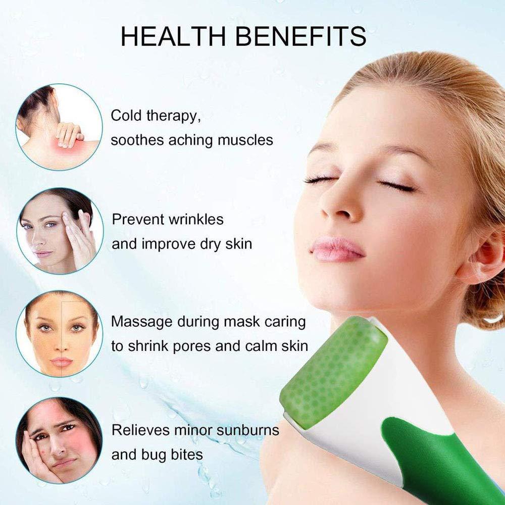 FA FIGHTART 4 in 1 Jade Gua Sha Set Ice Roller Face Rollers Freezer