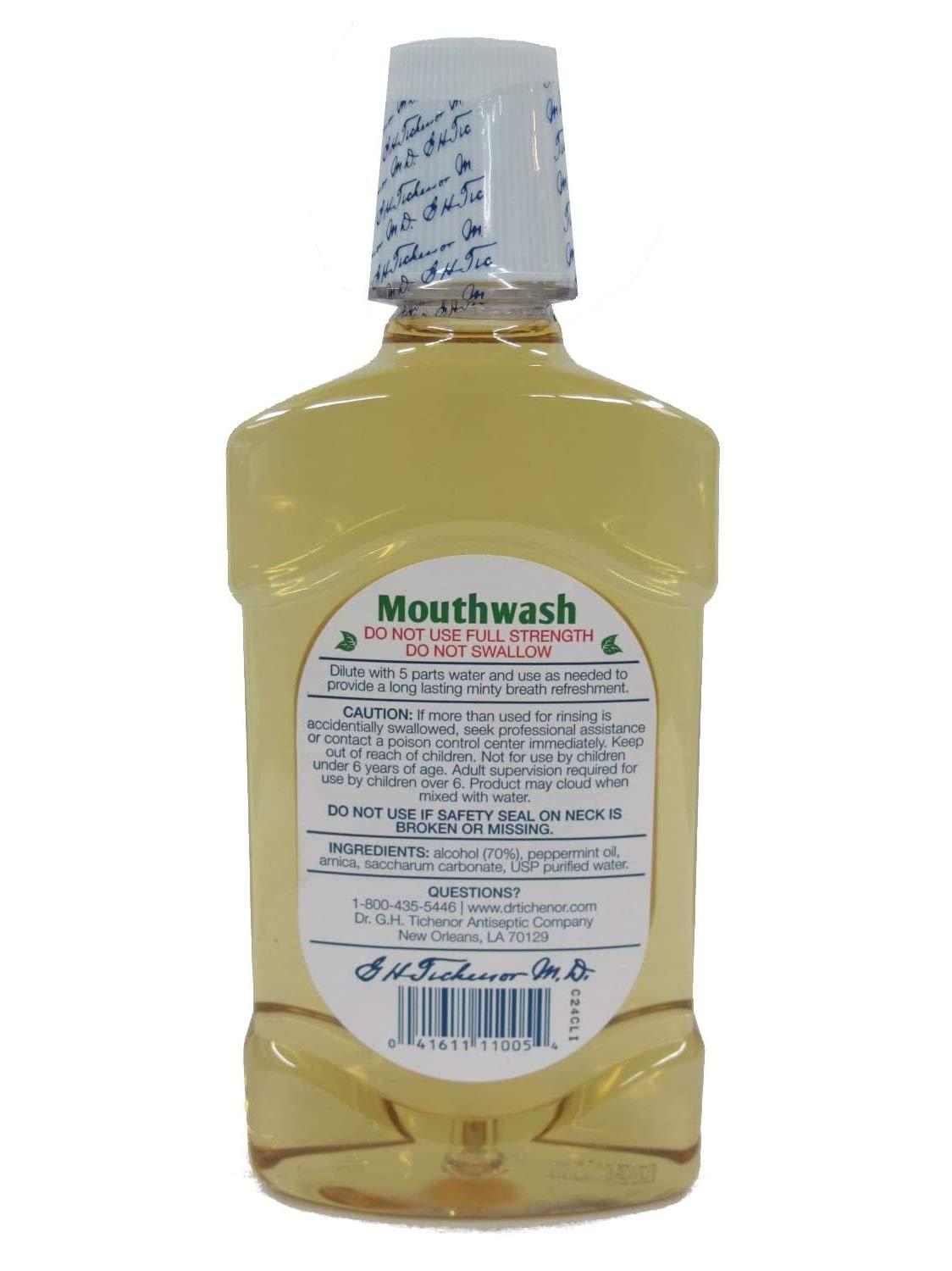 Dr. Tichenor's Peppermint Mouthwash 16 fl oz