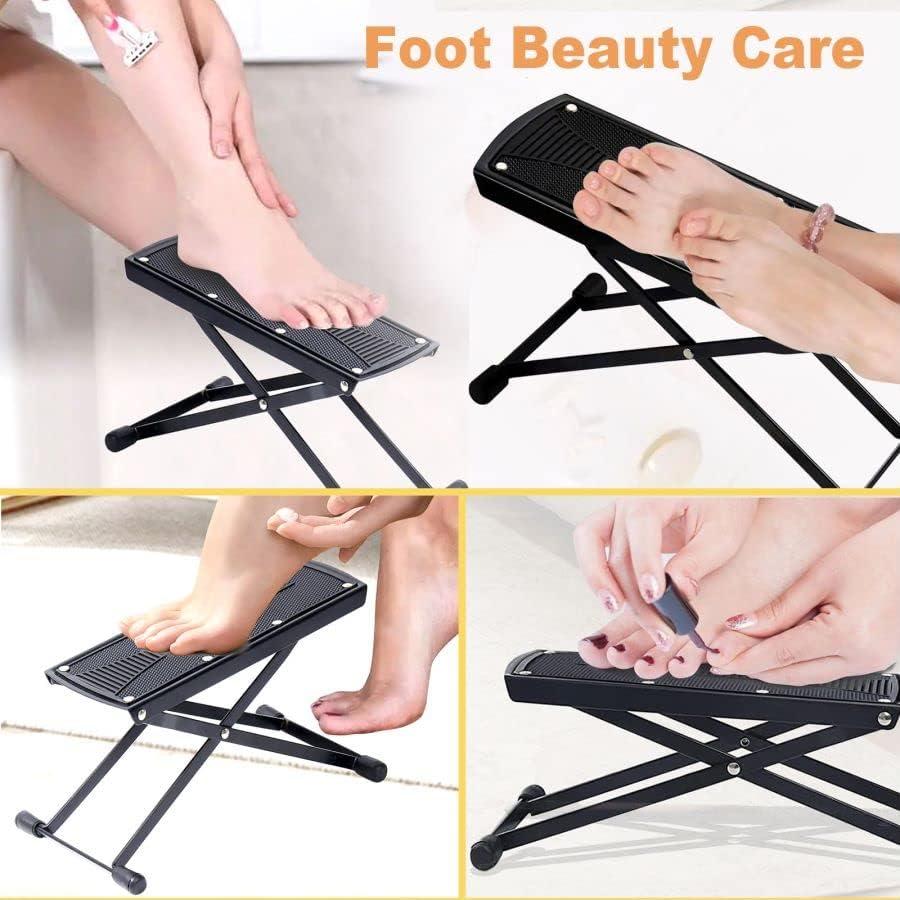 CHAOEEMY Pedicure Foot Rest Adjustable Manicure Height Technician