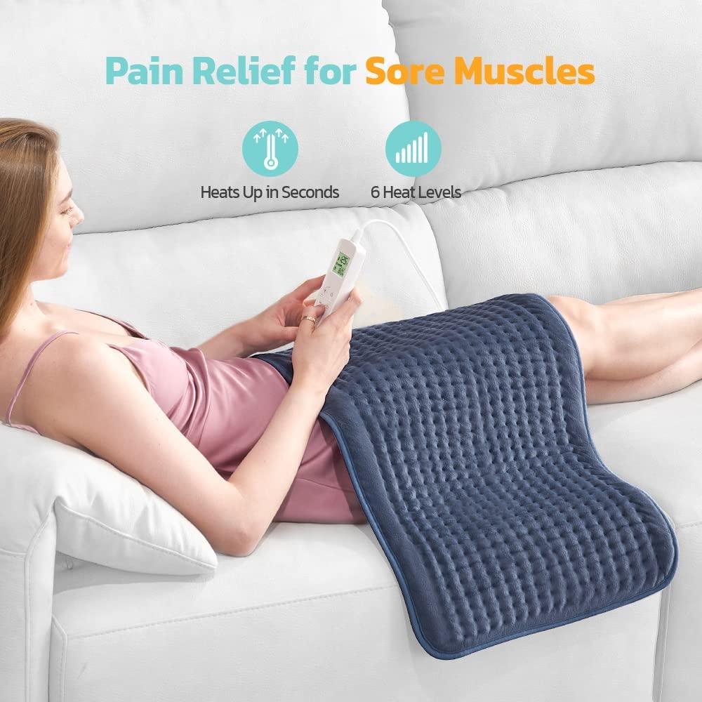 Extra Large Electric Heating Pad for Back Pain Relief 17 x 33 Size
