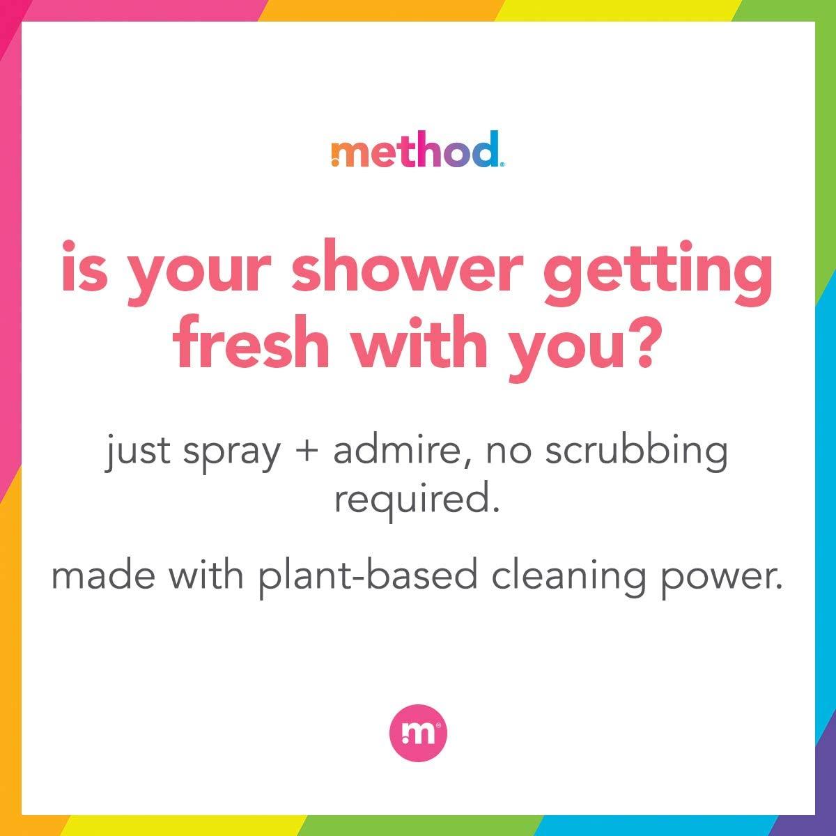 Method Daily Shower Cleaner Spray, PlantBased & Biodegradable Formula