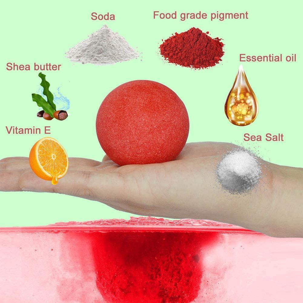 Red Bloody Bath Bomb Set | Funny Halloween Gift with Spiders, Finger ...