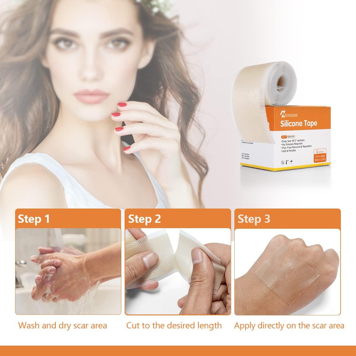 Medical Grade Silicone Scar Tape Roll Postpartum Belly Band for Scars