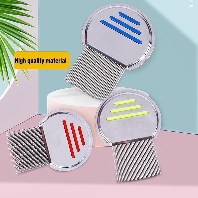 3 Pcs Gritty Nit Comb Reusable Nit Comb Comfort Lice Combs Flakes Head