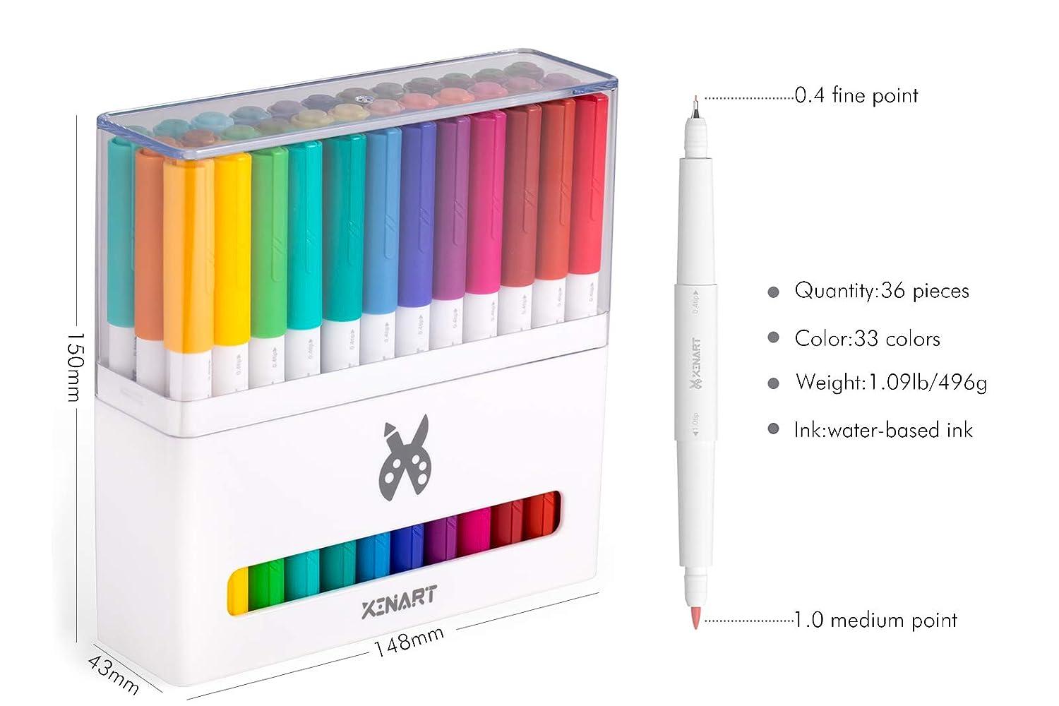 Color How To Use Pen On Cricut Xinart 36 Pack Dual Tip Pens For