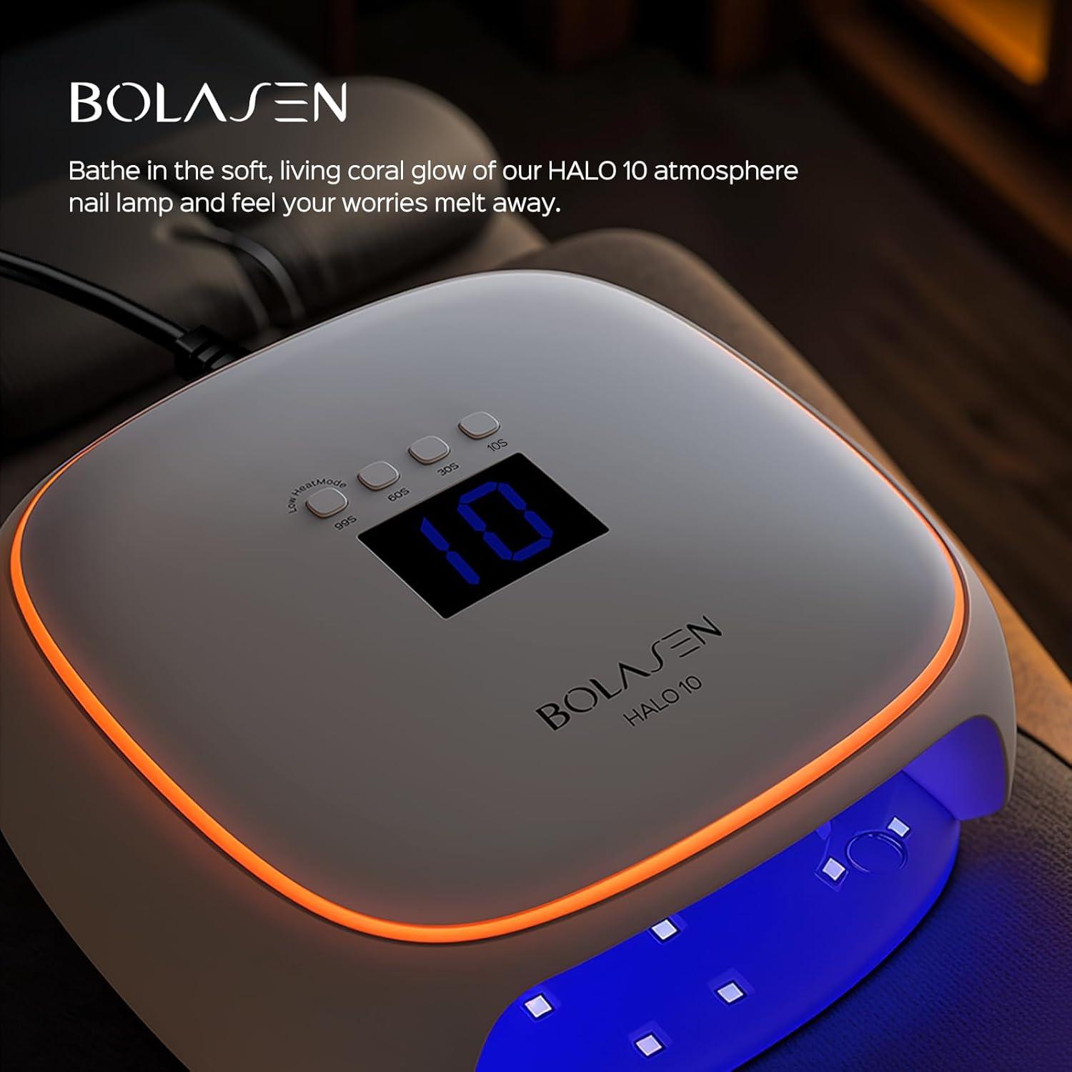 BOLASEN 60W LED Nail Lamp - Professional Gel Nail Dryer with