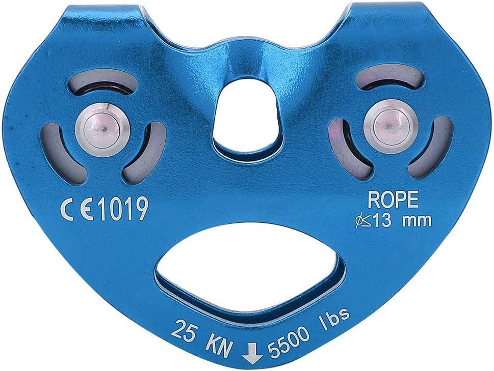 MAGT Climbing Pulley 30KN - Double Pulley Zip Line Rescue Cable Trolley ...