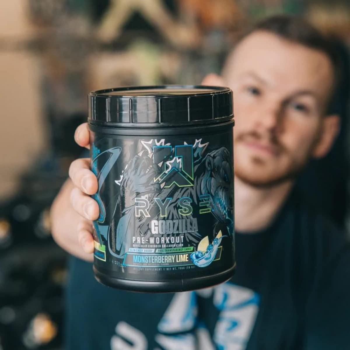 RYSE Signature Series GODZILLA Pre Workout Monsterberry Lime Flavor