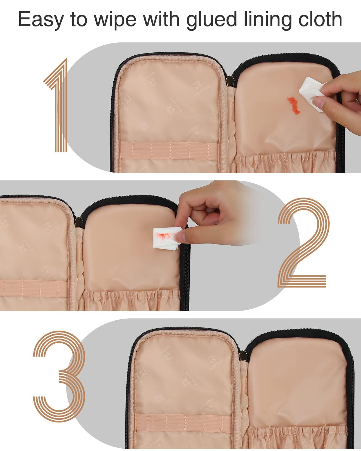  Relavel Cosmetic Bags, Small Makeup Bag with Makeup