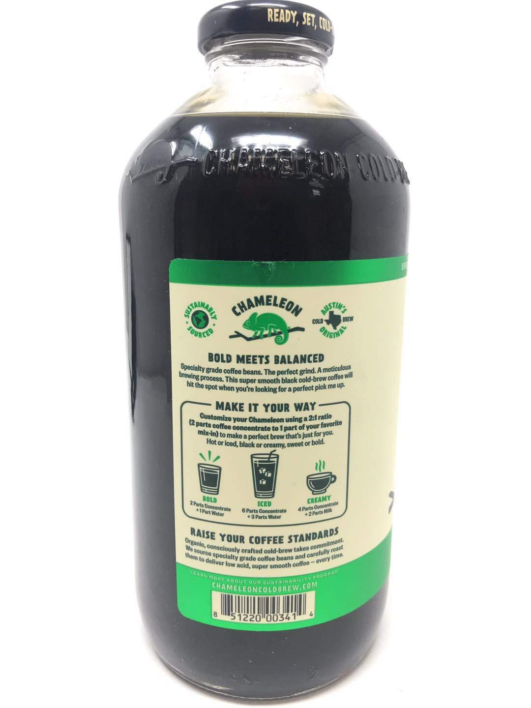 CHAMELEON COLD BREW Organic Original Cold Brew Coffee Concentrate, 32 FZ