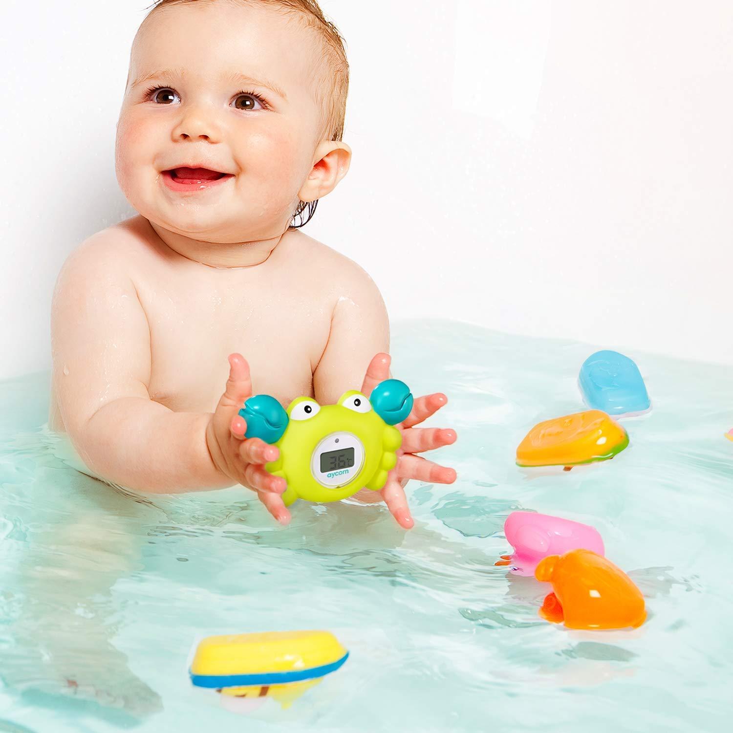 Carevas Baby Bath Thermometer Toy IP65 Waterproof Astronaut Water