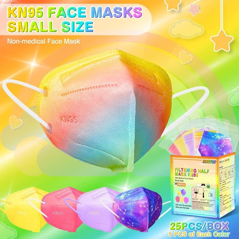Kids KN95 Masks for Children, KN95 Face Masks Small Size, 25 Pack