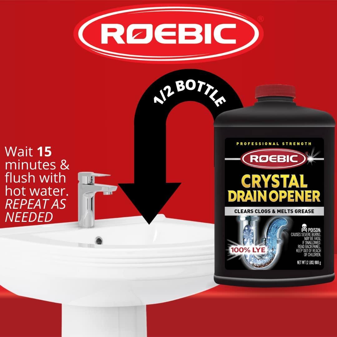 Roebic HDCRYDO Heavy Duty Cleaner Clears Clogs and Melts Grease