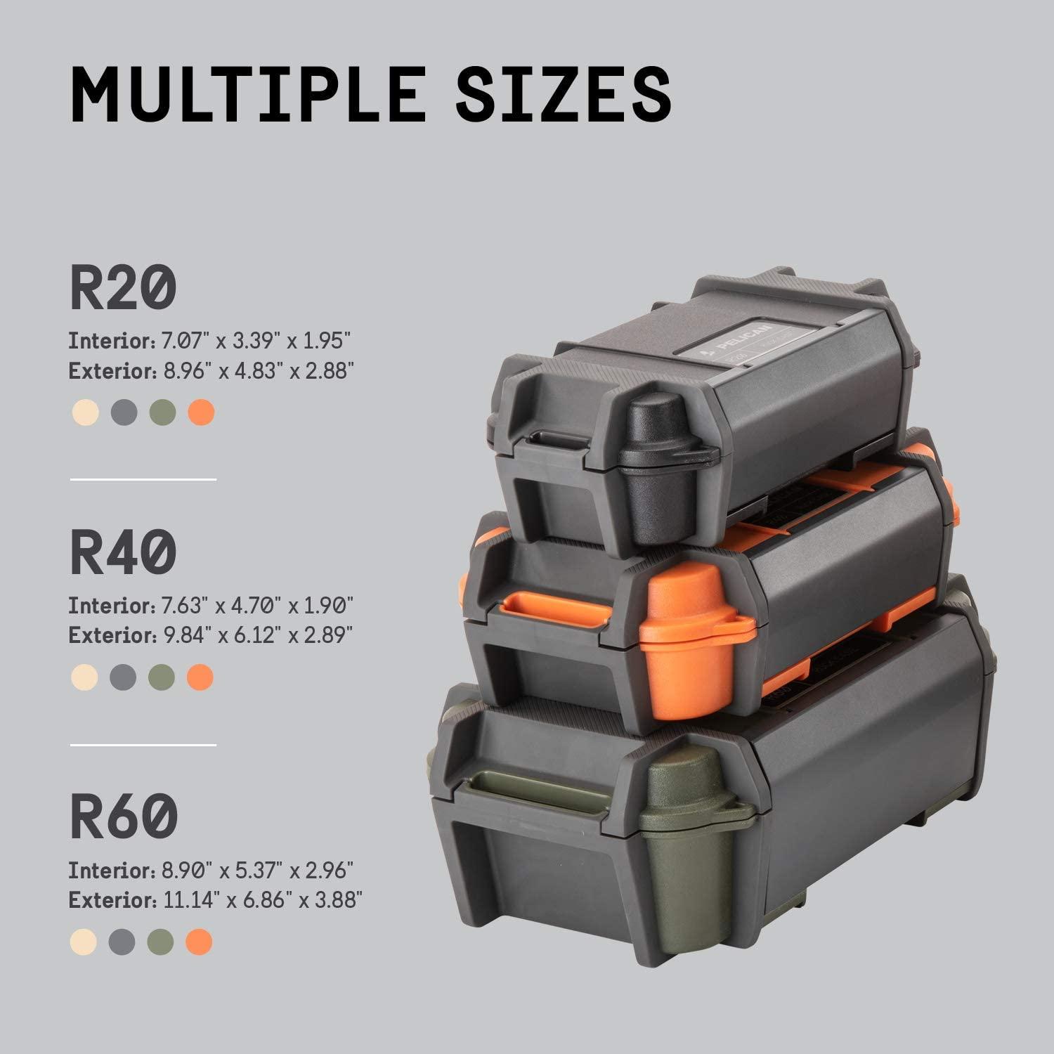 Pelican Ruck R60 Case - Orange | Rugged and Waterproof Protection