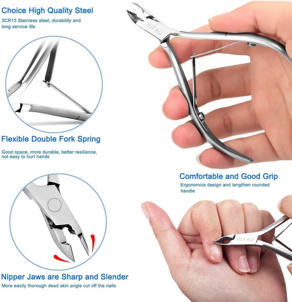 Travel outlet cuticle nipper