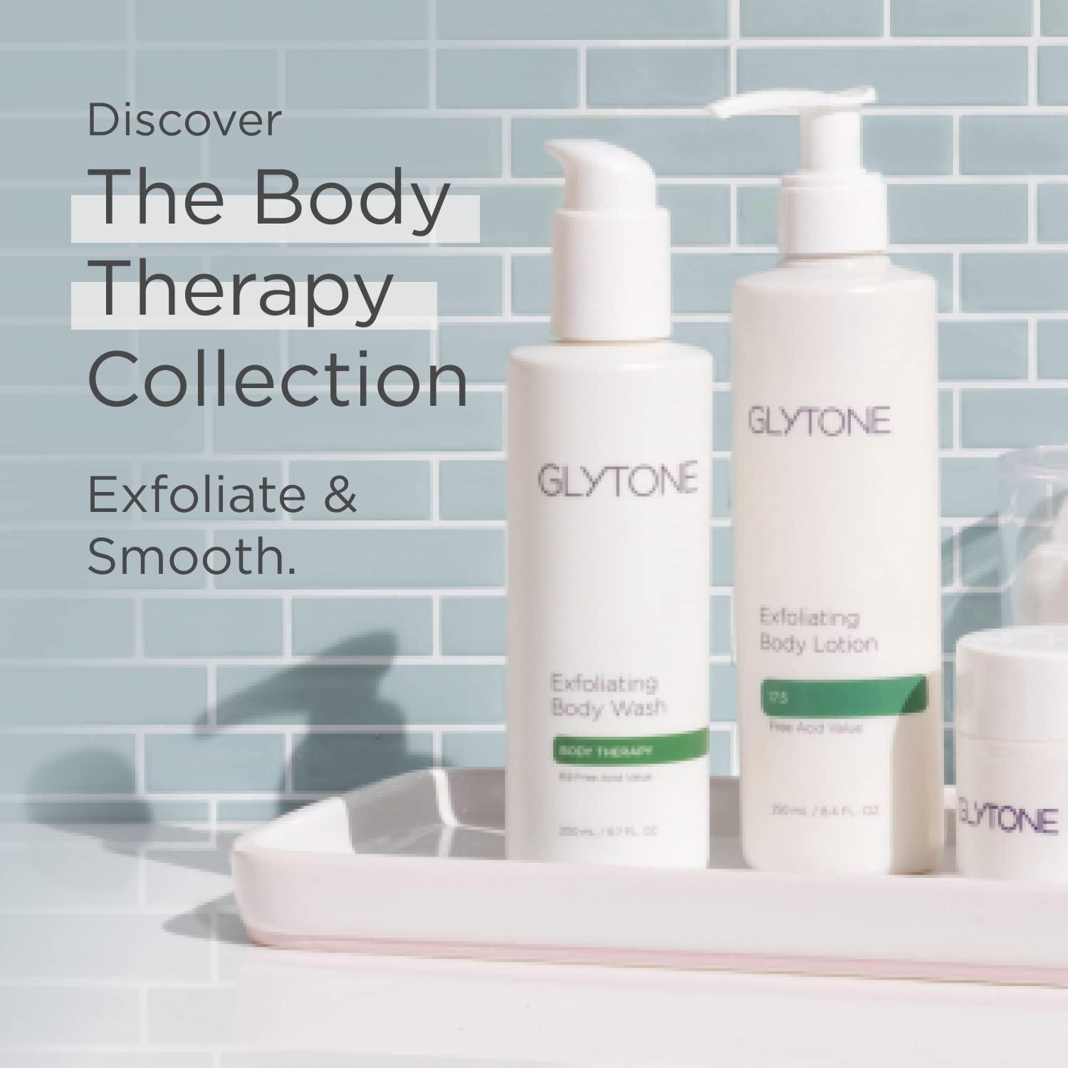 Glytone KP Kit For Keratosis Pilaris Exfoliating Body Wash, Lotion, Shower Pouf Smooth Rough