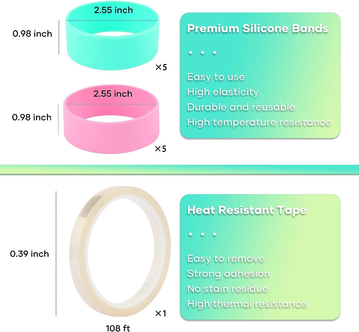18 Pcs Silicone Bands for Sublimation Silicone India