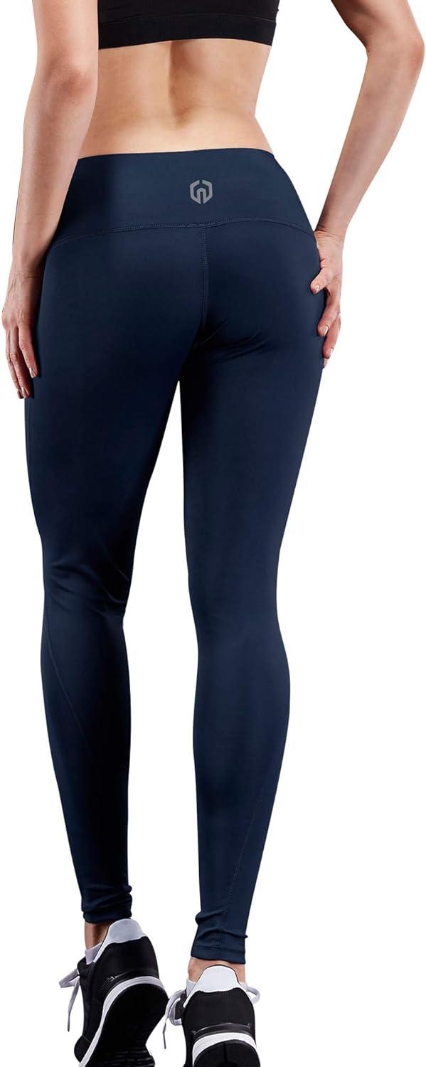 NELEUS High Waist Running Workout Leggings for Yoga with Pockets 3X-Large  9017 Yoga Pant 3 Pack:black/Grey/Navy