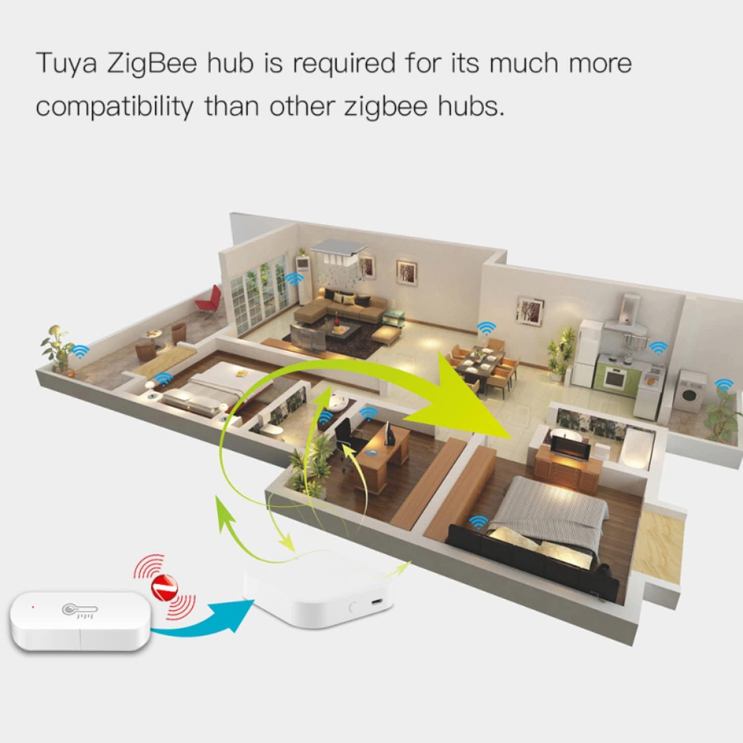XUELILI Smart Thermometer Hygrometer ZigBee Wireless Indoor