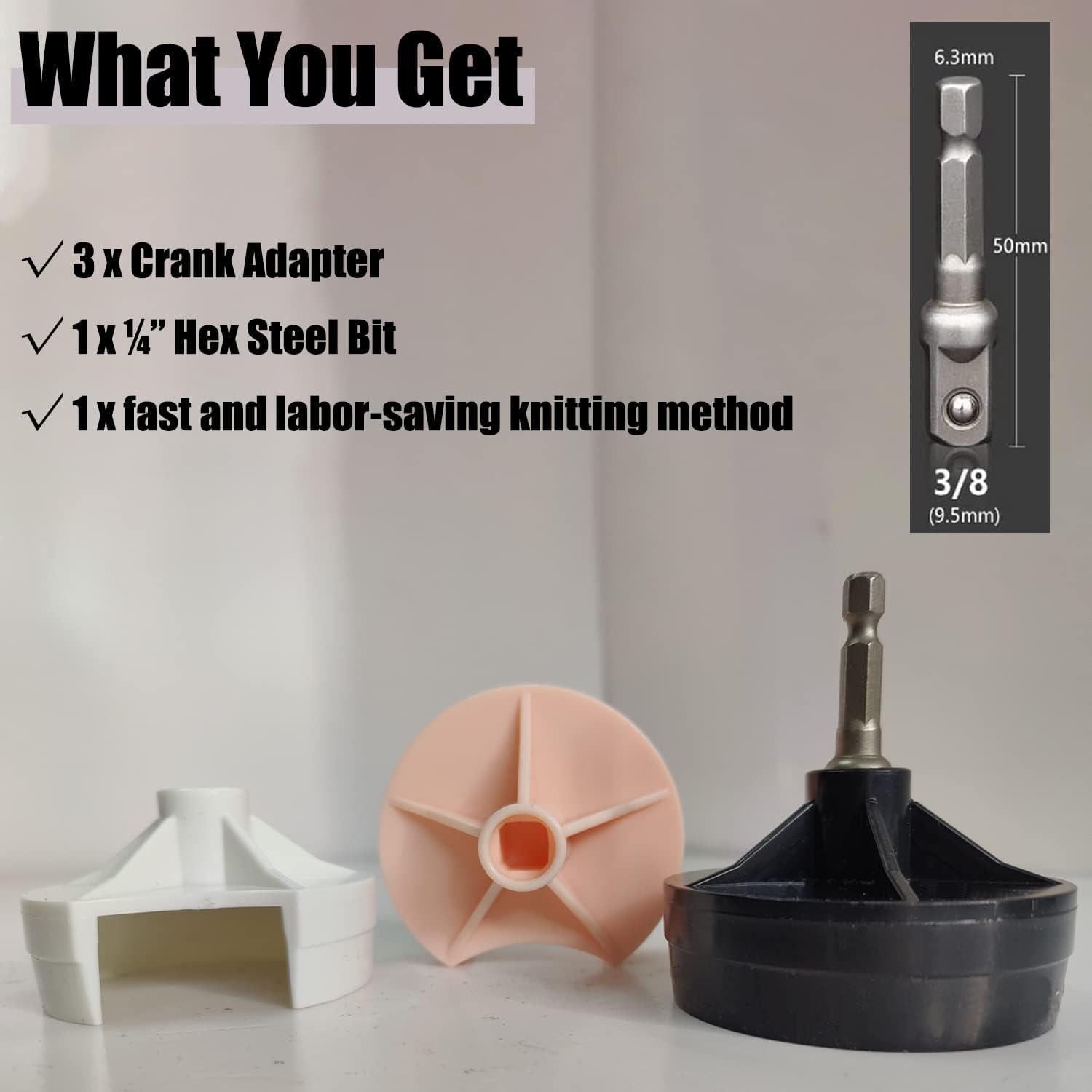 Knitting Machine Drill Attachment for Sentro Knitting Machine Adapter 3