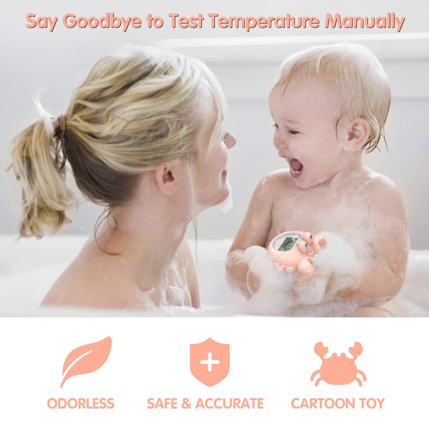 Baby Bath Thermometer Floating Bath Toy, Bathtub Thermometer