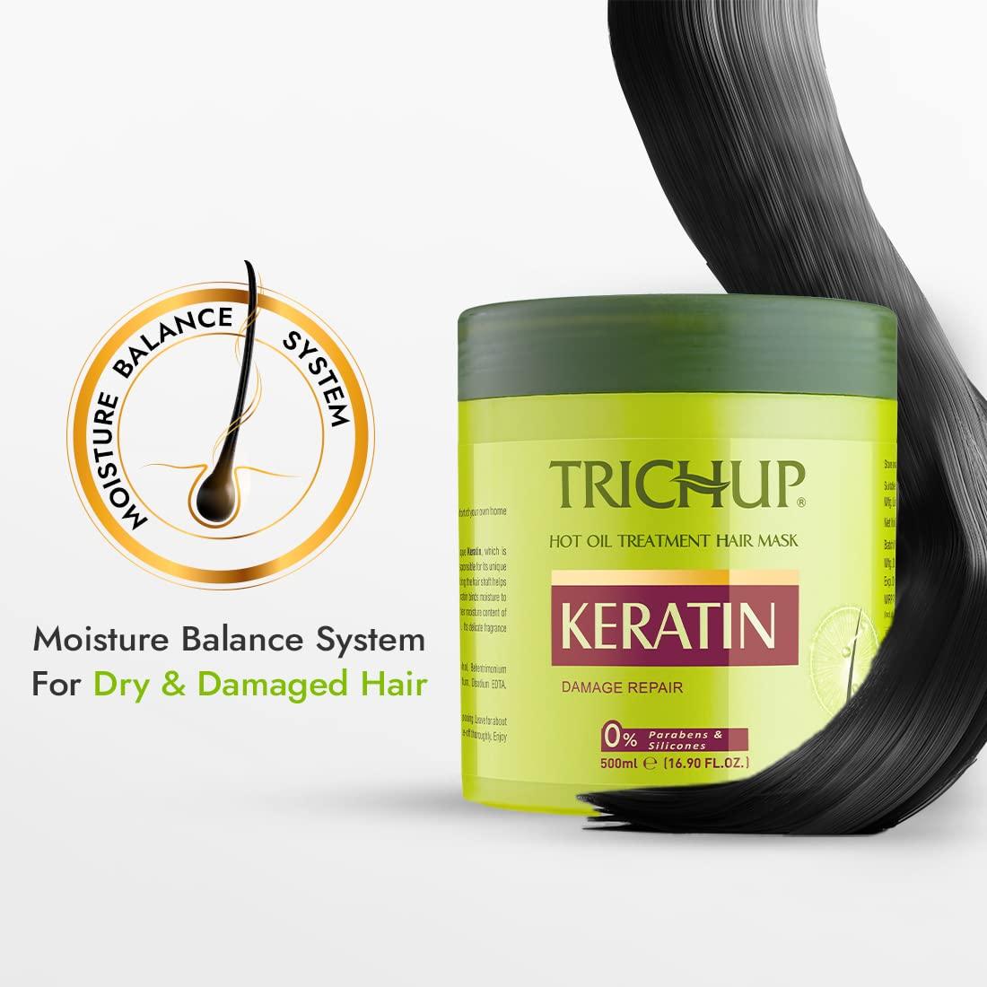 Trichup Keratin Hot Oil Treatment Hair Mask For Flexible Strong