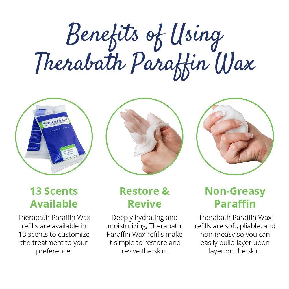 Therabath Paraffin Wax Refill 6 lbs (ScentFree) Relieve Arthritis