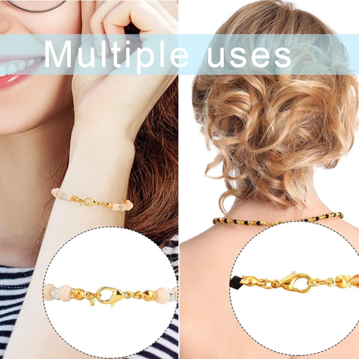 New Trendy Fashionable 3Pcs/ Set Simple Design Gold Plated Chain Bracelet  for Girls Simple Stylish / Bracelets for Women