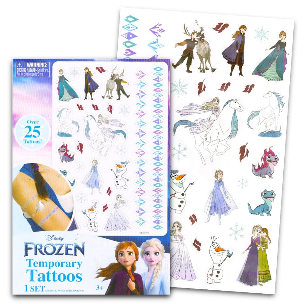 Savvi Disney Temporary Tattoos Set of 50 Disney Frozen