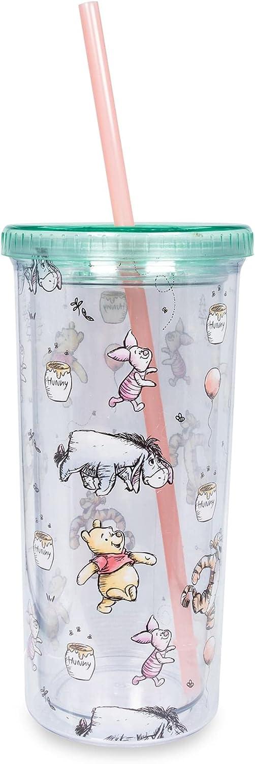 Disney Stitch & Scrump Fruit Bubble Boba Tea Double Wall Travel Cup Lid &  Straw